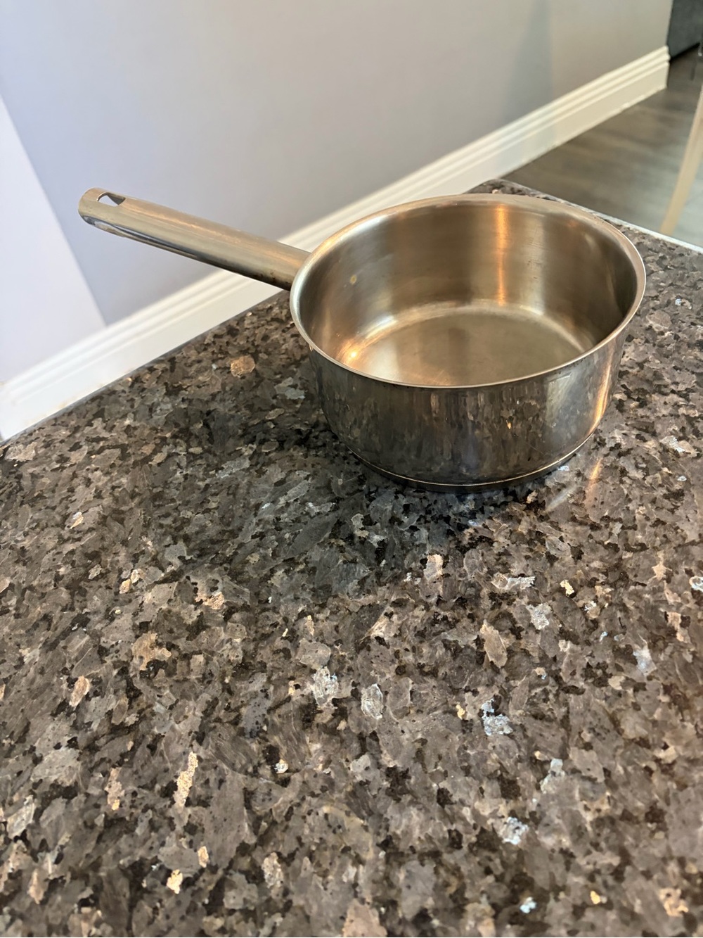 Stainless Steel Saucepan - Silver